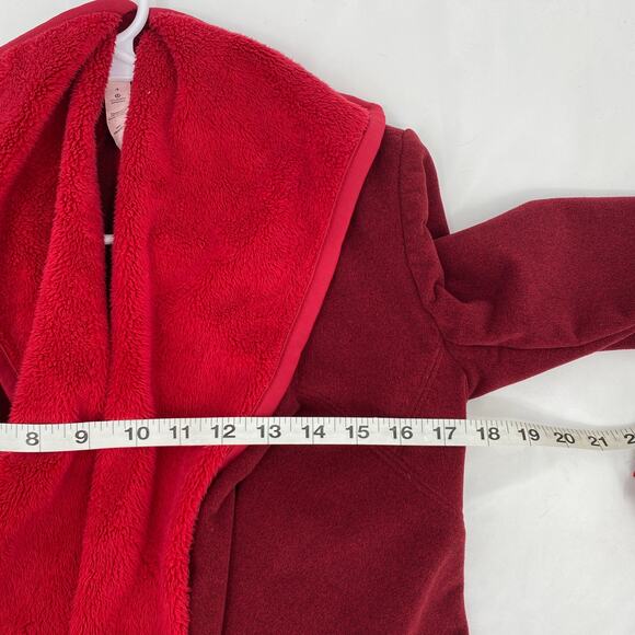Lululemon Presence Of Mind Jacket Deepest Cranberry Jacket Red Women's Size 4 - Picture 11 of 12